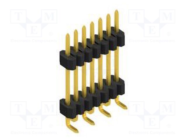 Connector: pin strips; pin header; male; PIN: 7; 1.27mm; SMT; 1x7