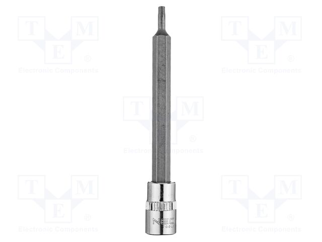 Socket; socket spanner,Torx®; TX10; 1/4"; 87mm; long