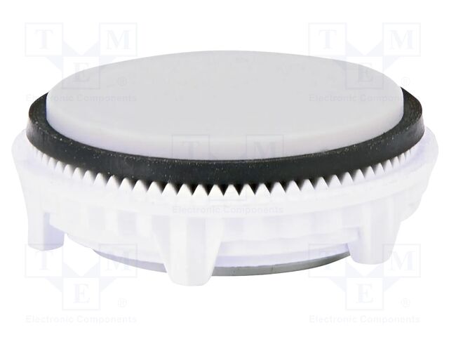 Plug; E; grey; Pushbutton: flat