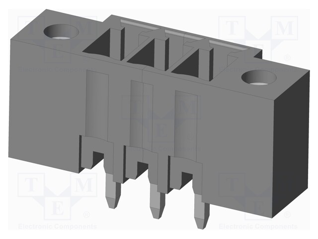 Connector: pluggable terminal block; socket; male; on PCBs