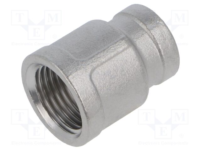 Reductive,female-female; max.10.5bar; 1.4408 stainless steel