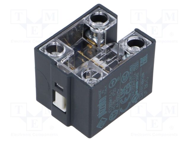 Contact block; NO + NC; 10A; max.400VAC; max.250VDC; -40÷80°C