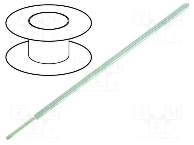 Wire; ÖLFLEX® HEAT 350 SC; stranded; Cu; 1x1mm2; fiberglass; white