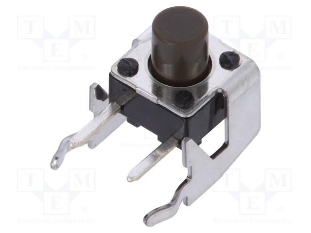 Microswitch TACT; SPST; Pos: 2; 0.05A/12VDC; THT; 1.6N; 6x6x3.5mm