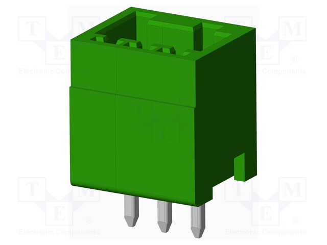 Connector: pluggable terminal block; socket; male; straight; THT