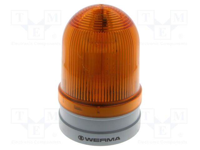 Signaller: lighting; rotating light; orange; 12÷24VDC; 12÷24VAC