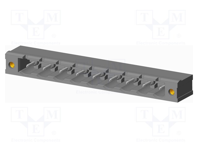 Connector: pluggable terminal block; socket; male; on PCBs
