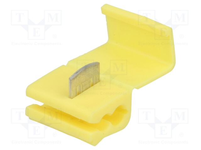 Quick splice; IDC; 4÷6mm2; 12AWG÷10AWG; for cable; yellow; 90°C