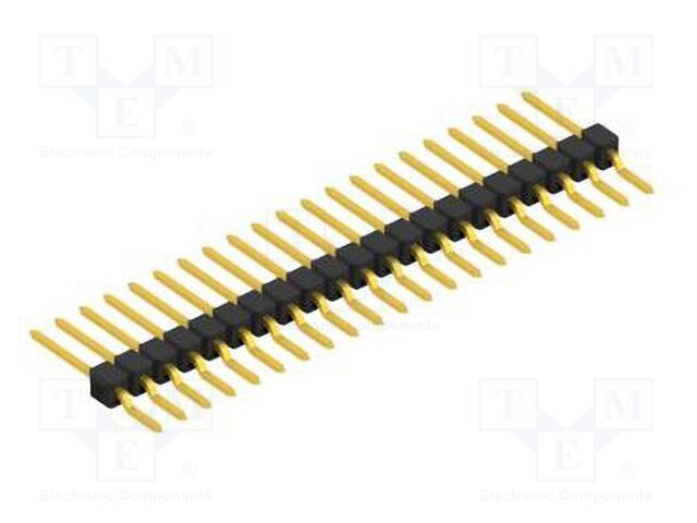Connector: pin strips; pin header; male; PIN: 21; 2.54mm; SMT; 1x21