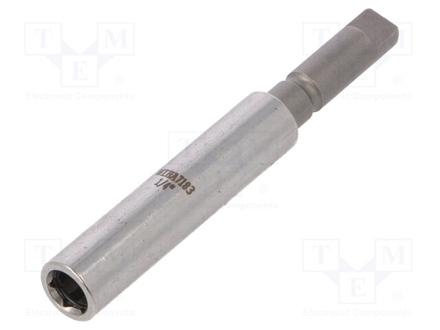 Holders for screwdriver bits; Socket: 1/4; Overall len: 72mm