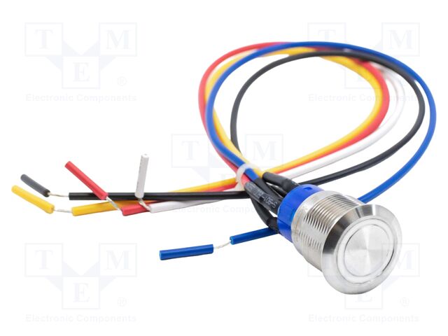 Switch: vandal resistant; SPDT; 3A/250VAC; IP67; ON-ON; white; 12V