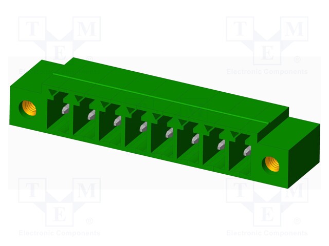 Connector: pluggable terminal block; socket; male; angled 90°