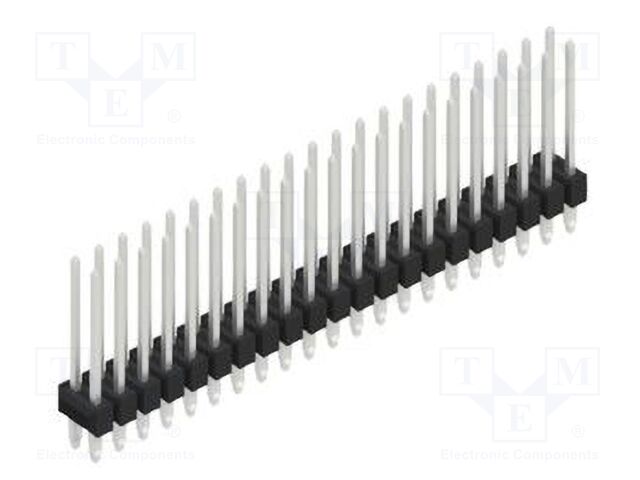Connector: pin strips; pin header; male; PIN: 42; 2.54mm; THT; 2x21