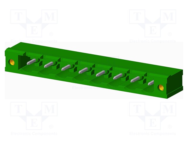 Connector: pluggable terminal block; socket; male; angled 90°