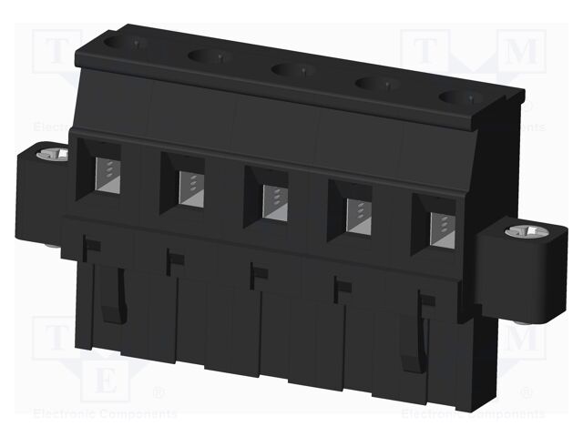 Connector: pluggable terminal block; plug; female; angled 90°