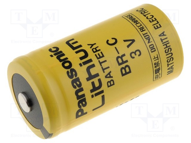 Battery: lithium; 3V; C; Ø26x50mm; 5000mAh; non-rechargeable