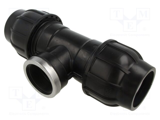 Splice terminal: clamping; for PE pipes; Plast; Medium: water