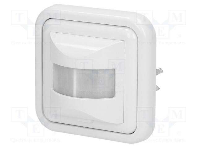 Motion sensor; flush mount,for wall mounting; 230VAC; IP20; 9m