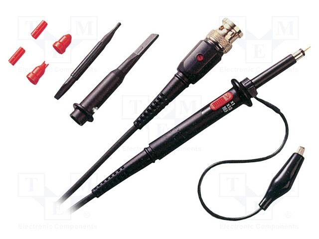 Probe: for oscilloscope; ≤60MHz (10: 1),≤6MHz (1: 1); 10: 1/1: 1