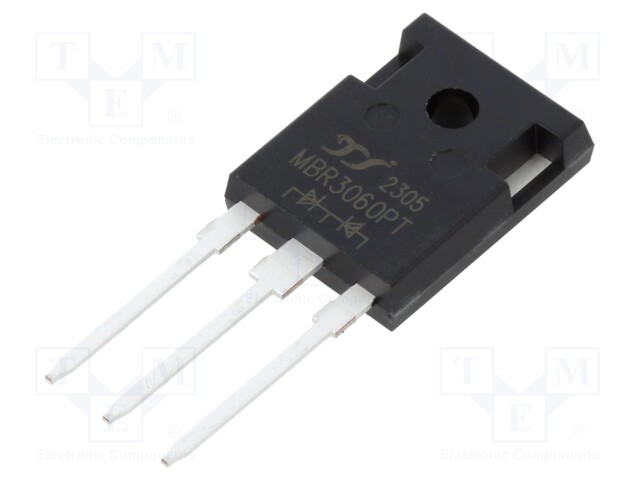 Diode: Schottky rectifying; THT; 60V; 30A; TO247-3; tube