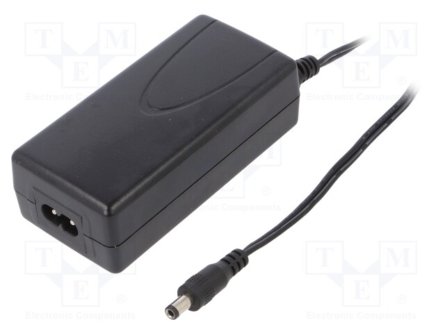 Power supply: switched-mode; 12VDC; 5A; Out: 5,5/2,5; 60W; 0÷40°C