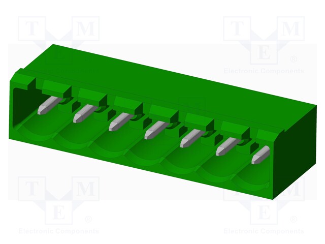 Connector: pluggable terminal block; socket; male; angled 90°