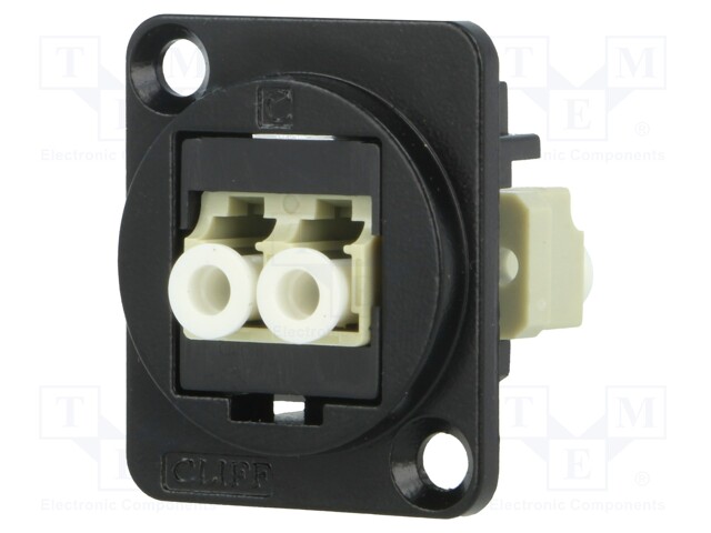 Connector: fiber optic; coupler; multi mode simplex (MM)