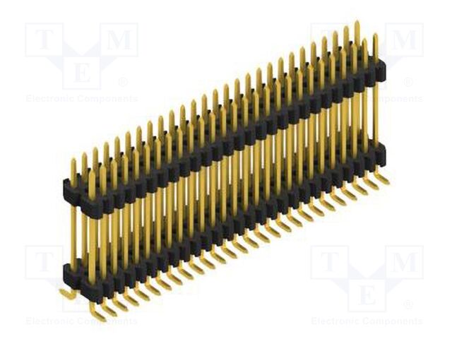 Connector: pin strips; pin header; male; PIN: 54; 1.27mm; SMT; 2x27