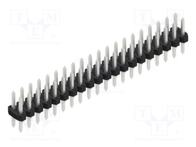 Connector: pin strips; pin header; male; PIN: 40; 2mm; THT; 2x20