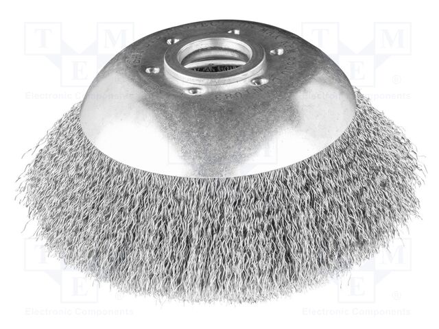 Tool accessories: brush; steel; Ø: 150mm; Holder: assembly hole
