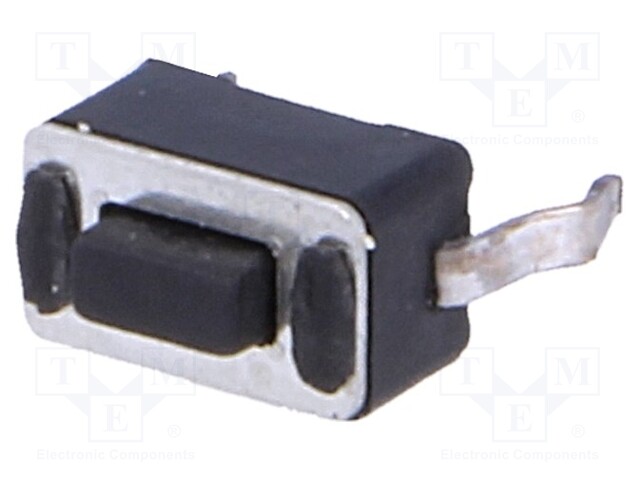 Microswitch TACT; SPST-NO; Pos: 2; 0.05A/12VDC; THT; none; 1.8N
