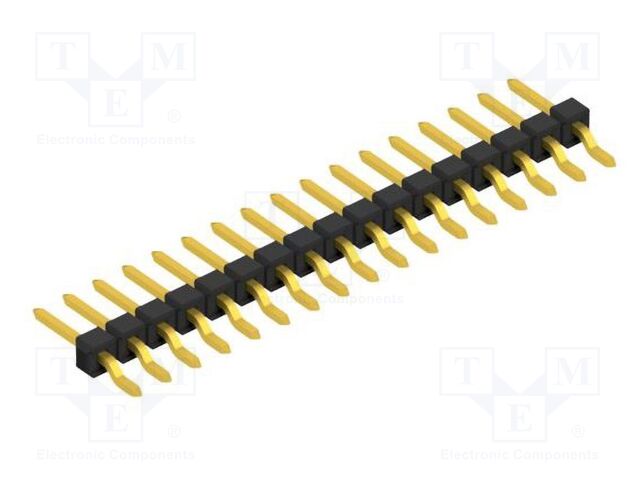 Connector: pin strips; pin header; male; PIN: 17; 2.54mm; SMT; 1x17