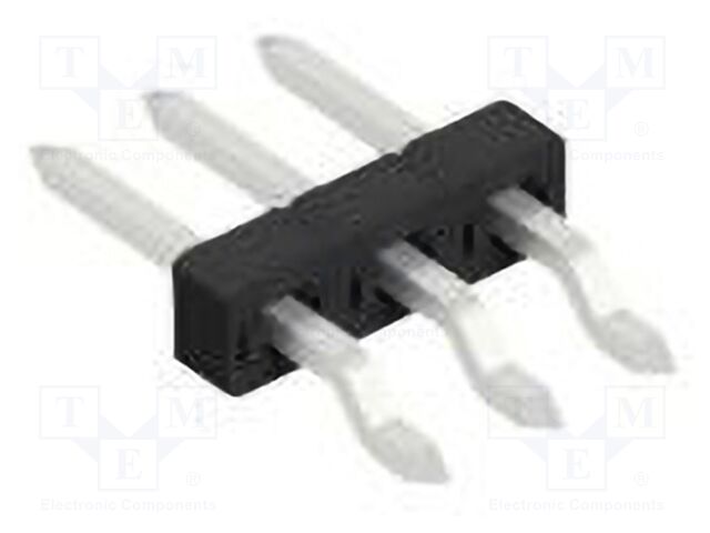 Connector: pin strips; pin header; male; PIN: 3; 2mm; SMT; 1x3; 100V