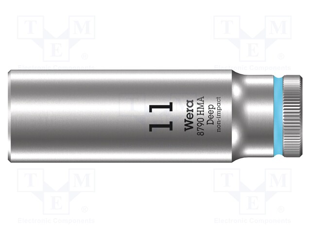 Key; hex socket,socket spanner; HEX 11mm; 1/4"; 50mm