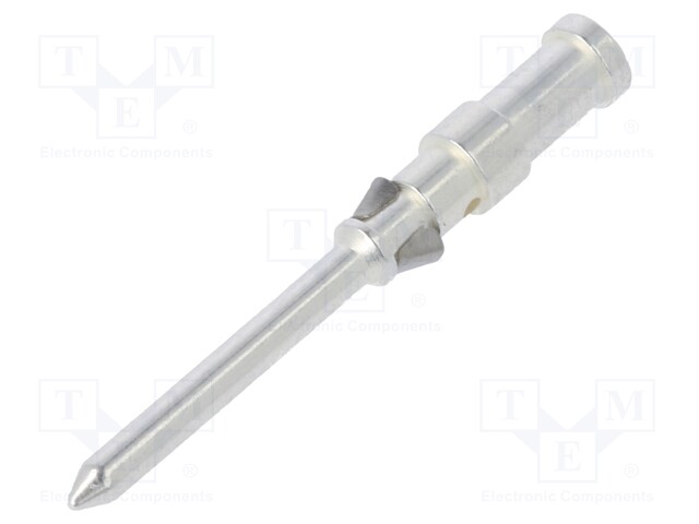 Contact; male; 0.5mm2; 20AWG; silver plated; crimped; bulk; 10A