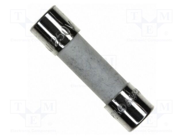Fuse: fuse; time-lag; 5A; 250VAC; ceramic,cylindrical; 5x20mm; S505
