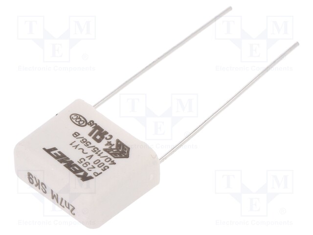 Capacitor: paper; Y1; 2.7nF; 500VAC; 15mm; ±20%; THT; Series: P295