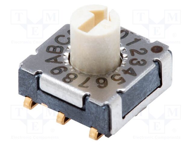 Encoding switch; DEC/BCD; Pos: 16; SMT; Rcont max: 100mΩ; Mat: LCP