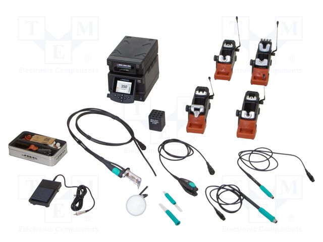 Station: soldering/desoldering; 200W; 40W,150W; 150W; 90÷450°C