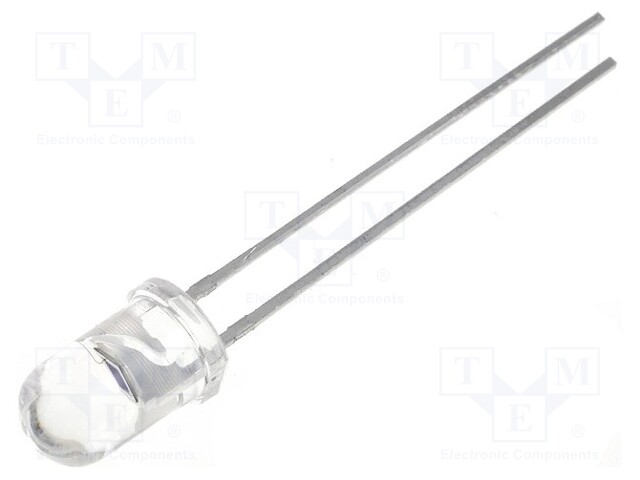 PIN IR photodiode; 5mm; 850nm; 400-1100nm; 20°; Mounting: THT; 1nA