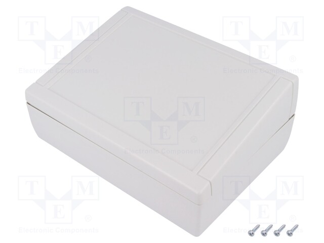 Enclosure: desktop; TEKMAR; X: 133mm; Y: 188mm; Z: 75mm; ABS