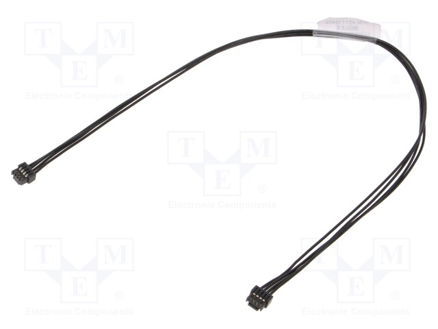 Microlock plus cable Black 4 CKT 300MM