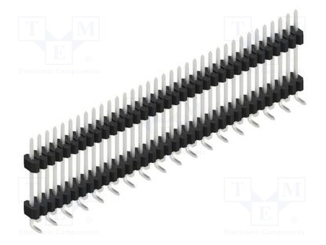 Connector: pin strips; pin header; male; PIN: 35; 1.27mm; SMT; 1x35