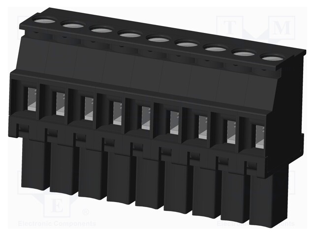 Connector: pluggable terminal block; plug; female; angled 90°