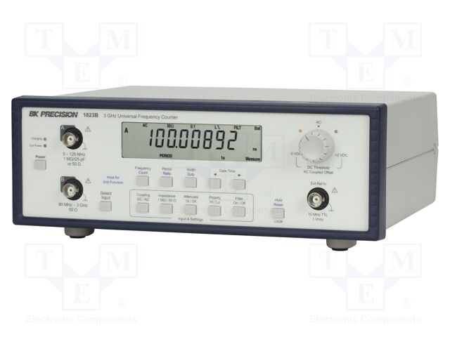 Meter: frequency; LCD 0,5"; 10 digits; Ch: 2; 1mHz÷3GHz; 5÷40°C