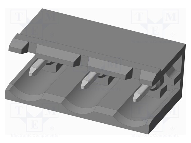 Connector: pluggable terminal block; socket; male; on PCBs