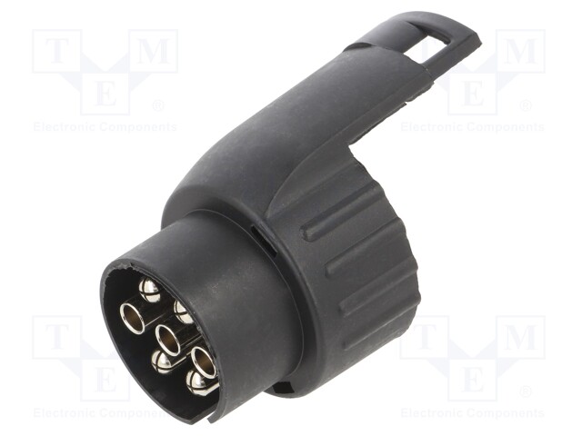 Connector: automotive; adapter; nickel plated; 12VDC; 7/13