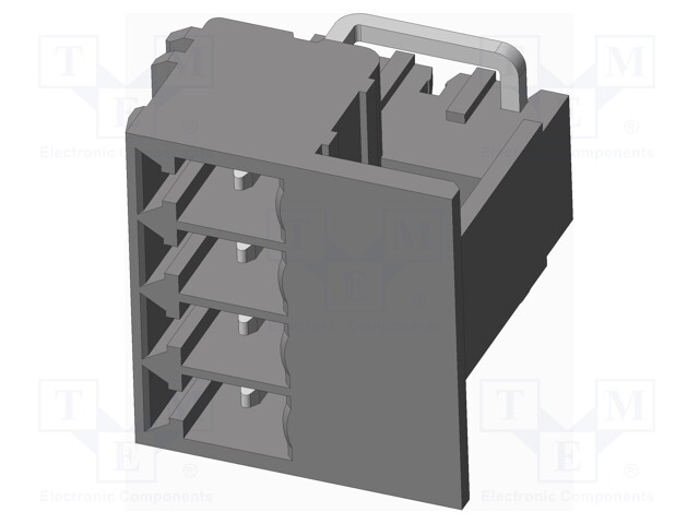 Connector: pluggable terminal block; socket; male; side,angled