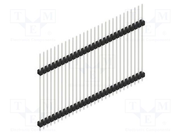 Connector: pin strips; pin header; male; PIN: 29; 2.54mm; THT; 1x29