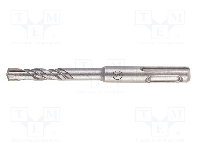 Drill bit; for concrete; Ø: 8mm; L: 110mm; cemented carbide